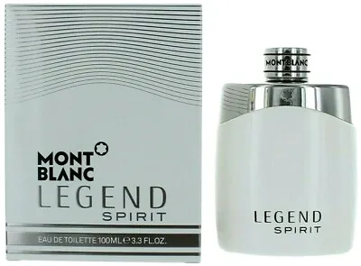 MONT BLANC LEGEND SPIRIT EAU DE TOILETTE FOR MEN 3.3 Oz / 100ml BRAND NEW IN BOX • $44.99