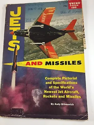 $15.95 • Buy Jets And Missiles Trend Book 155 Vintage 1957 Jet Aircraft Rockets Missiles T2