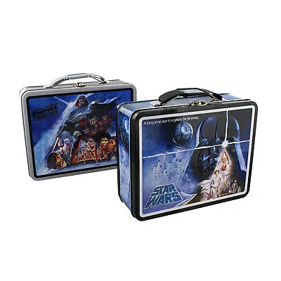 £7.99 • Buy Vintage Star Wars Collectables ~ LUNCH BOX / SANDWICH TINS ~ 5 Different Designs