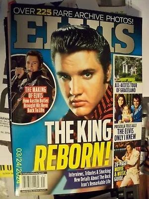 ELVIS The King Reborn! Over 225 Rare Archive Photos! Magazine Special Edition • $12