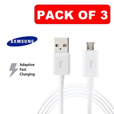 Fast Long Micro USB Data Charger Cable For Samsung Galaxy J3 J5 2017 S6 S7 NOTE • £4.99