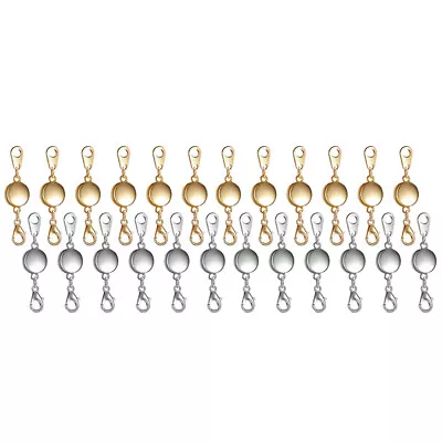 24 PCS Magnetic Lobster Clasps Jewelry Necklace Converter Extender Hook Closures • $13.73