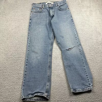 Vintage Levis Jeans Mens 30x30 569 Denim Whiskers Loose Fit Y2K Skater Baggy • $24.99