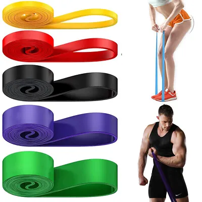 $40.50 • Buy 5 Resistance Bands Fitness Bands Up To 320LBS for Yoga Pull-up Assist Strap Set