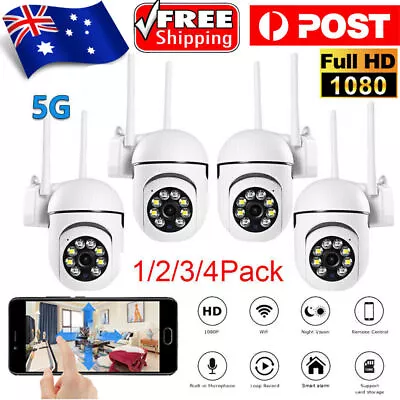 Security Camera System Outdoor Home 5G Wifi Night Vision Cam 1080P HD Wireless~ • $23.90