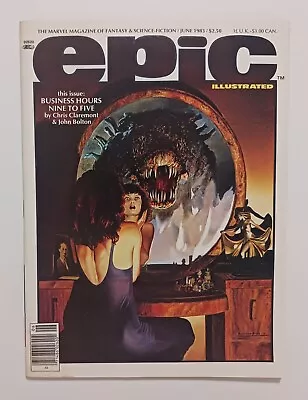 Epic Illustrated #18 Magazine June 1983 Bolton Cover Art Vg+ • $9.95