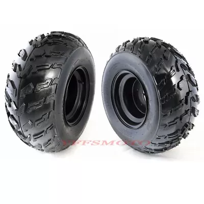 2 Set 22x10-10 22x10x10 Wheel Rims Tire For 4 Wheeler Go Kart Taotao 125cc 200cc • $269.10