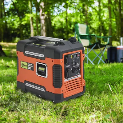 Petrol Generator Silent Portable Inverter Generator 3000W Suitcase Camping Power • £359.95