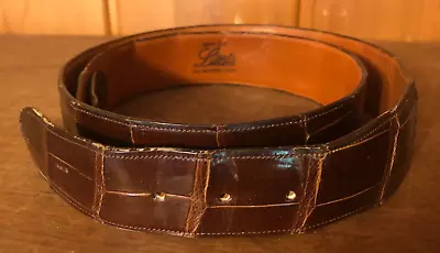 Vintage Mens Alligator Belt Littles San Antonio Texas • $10