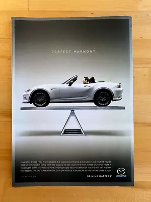 2016 Original Print Ad Mazda MX-5 Miata PERFECT HARMONY • $7.99