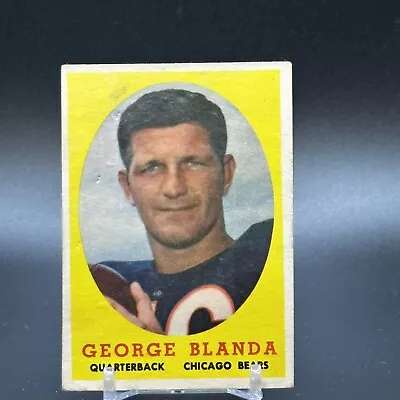 1958 Topps #129 George Blanda  - Chicago Bears • $9.99