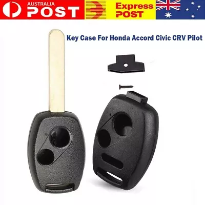 Car Remote Key Shell Replacement For Honda Accord Civic CRV Pilot With 2 Button • $6.99