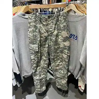 Vintage US Military Army Digital Camo Marpat Combat Cargo Pants Size Small Short • $34.99