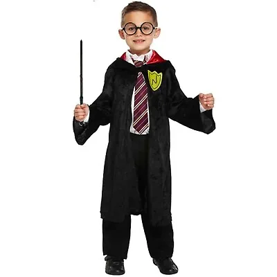 £7.69 • Buy Boys Wizard Fancy Dress Up Costume Harry Outfit Age 4-12 Yrs NEW