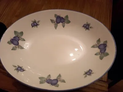 £8 • Buy ROYAL DOULTON EVERYDAY BLUEBERRY OVAL SERVING / Vegetable DISH