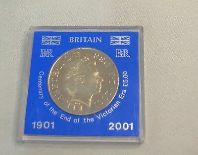 GB 2001  Queen Victoria Centenary.    £5 Pounds COIN.  Unc. • £7