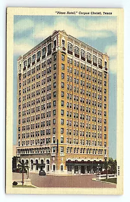 Plaza Hotel Corpus Christi Texas TX Vintage Postcard • $4.50