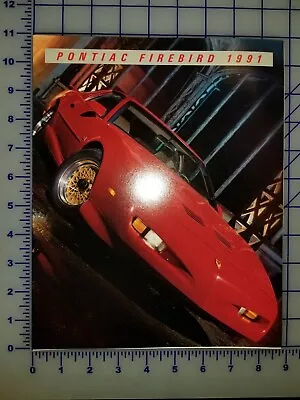 1991 Pontiac Firebird Trans Am GTA Formula Brochure Folder Original • $11.24