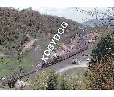 Norfolk & Western Ry Steam #607 8x10 Color Photograph-Montgomery Tunnel VA 1958 • $12.95