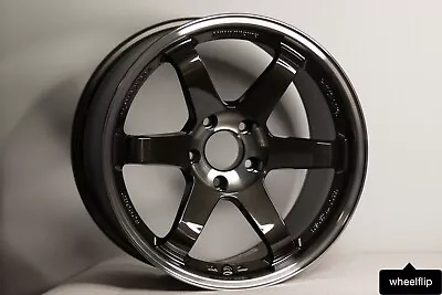 VOLK RACING TE37SL 18x10.5 +20 5x120 Pressed Double Black (SET OF 4) Fits M3 • $2974.15