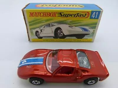 Matchbox Superfast 41 Ford GT Pale Yellow Base • £49.50