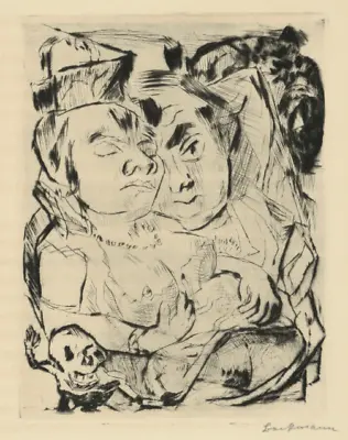 Max Beckmann - The Princess - Etching 1917 Signed • $3510