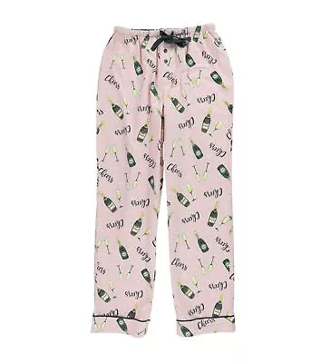 P.J. Salvage Womens Cheers Pajama Lounge Pants Pink Small • $26.28
