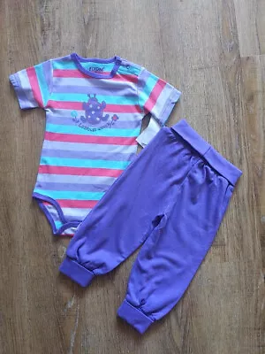 Fixoni Baby Ladybug Bodysuit & Trousers Outfit 9 Months  BNWT! • £4.99