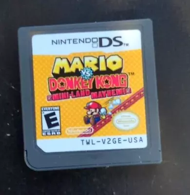 Mario Vs Donkey Kong Mini-Land Mayhem Nintendo DS 2010 Cartridge Only WORKS • $10