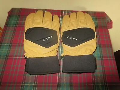LEKI Trigger S System EleMents Copper S  Men's Ski Glove Size 11 Style 640872302 • $44.50