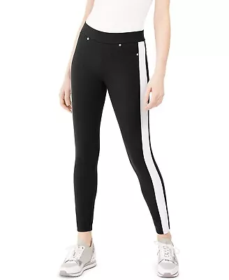 Michael Michael Kors Women's Side-Stripe Leggings Black Size Small • $27.50