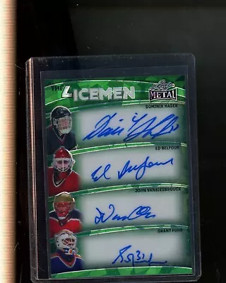 2024 Leaf Metal Auto Autograph Dominik Hasek/Ed Belfour/Vanbiesbrouck/Fuhr 1/1 • $66