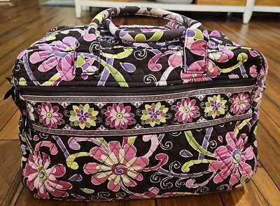 Vera Bradley Purple Punch Duffel Weekender Travel Gym Bag Retired No Strap • $29.99