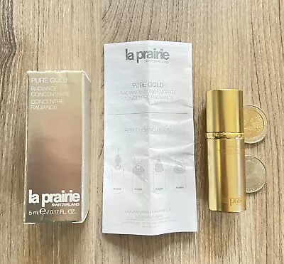 New In Box La Prairie Pure Gold Concentrate Face Serum - .17oz / 5ml - Fresh • $50