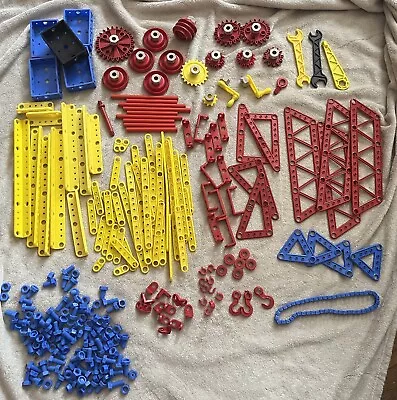 Large Quantity (1.4Kg) Of Vintage Plastic MECCANO Good Condition. • £12.49