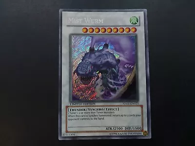 Yugioh - Mist Wurm HA01-EN023 Secret Rare Limited Edition • $9.78