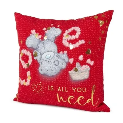 Me To You Tatty Teddy Romantic Cushion - Love Is All You Need • £11.99