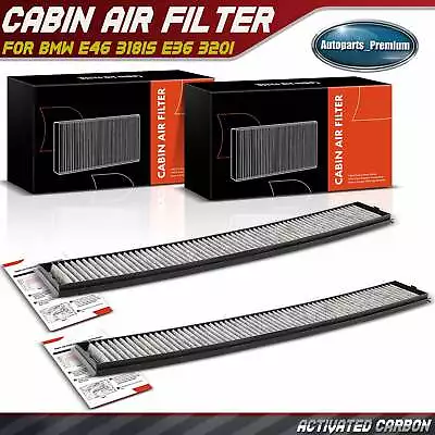 2Pcs Activated Carbon Cabin Air Filter For BMW E46 318is E36 Behind Glove Box • $32.99