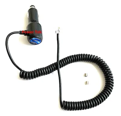 $15.99 • Buy CAR Coiled Power Cord With USB For Escort Max 3 Laser Radar Detector