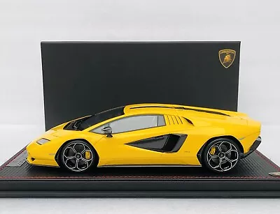 1/18 MR Collection Lamborghini Countach LPI 800-4 Yellow Giallo Limited Edition • $545