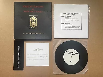 Nine Inch Nails The Perfect Drug Marilyn Manson Tourniquet 7” Vinyl Single Box • $59.99
