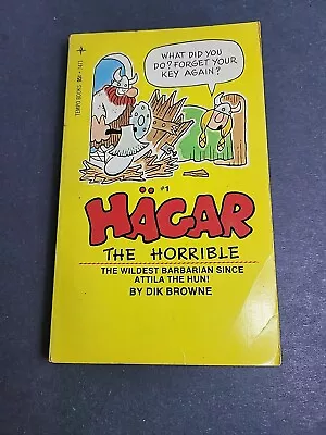 1974 Hagar The Horrible #1 By Dik Browne Paperback Book • $13