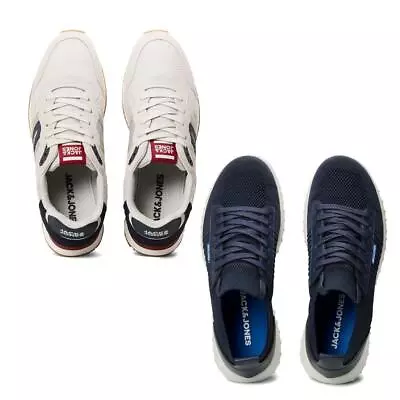 £29.99 • Buy Jack & Jones Men's Mesh Shoes Mid Sole Sneakers Lace Up Sports Gym Trainers 6-12