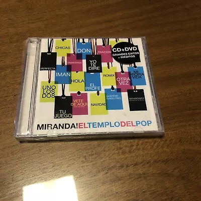 Miranda El Templo Del Pop Cd Dvd Argentina Pop Dance Free Shipping • $44.99