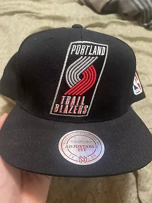 Portland Trailblazers Mitchell & Ness SnapBack Hat Logo • $22.99