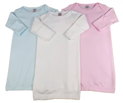 Baby Layette Night Gown Nightie Sleepsuit Cotton 0-3 Months 56 -62 Cm • £5.50