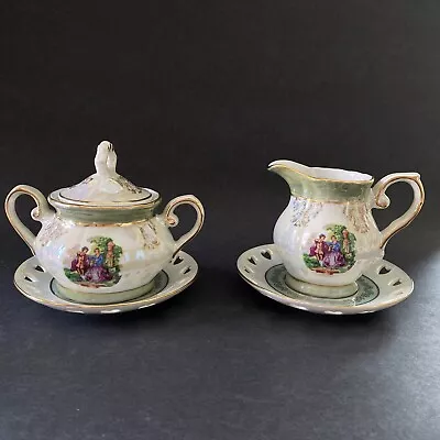 $27.99 • Buy SMCS TIRSCHENREUTH BAVARIA Porzellan Fabrik Germany Design Creamer And Sugar Set