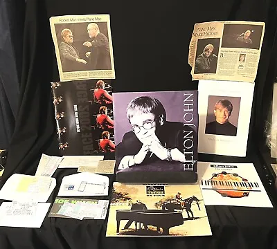 Elton John Program Books Concert Tickets News Clippings And More! • $123.25