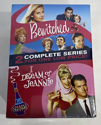 Bewitched Complete Series & I Dream Of Jeannie Complete Series 34 DVD Set 393 Ep • $19.50