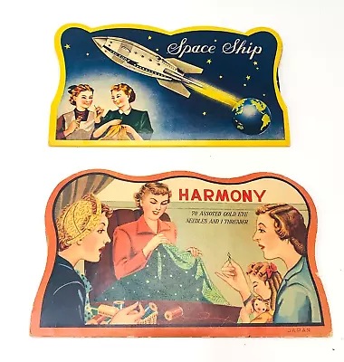 Vintage Atomic Harmony Needle Book Collectible Ephemera Sewing Kit Notions Japan • $19.99